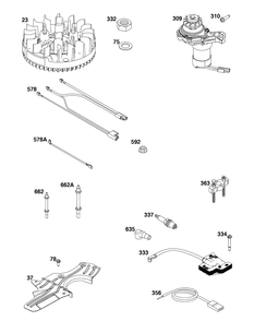 Part Location Diagram of 597795 Briggs and Stratton Harness, Wiring